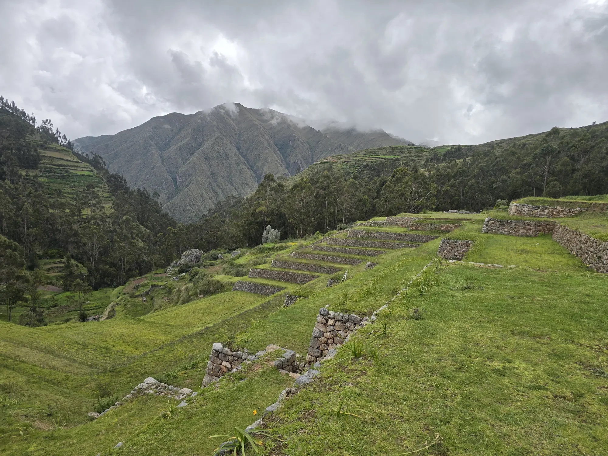 Agricultural terraces above Chinchero